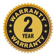 2-Year Warranty